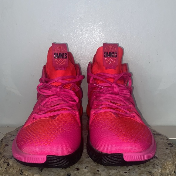 New Balance OMNIS HEAT WAVE Kawhi Leonard PE Red Pink LA Clippers Sneakers-11 - Picture 6 of 16